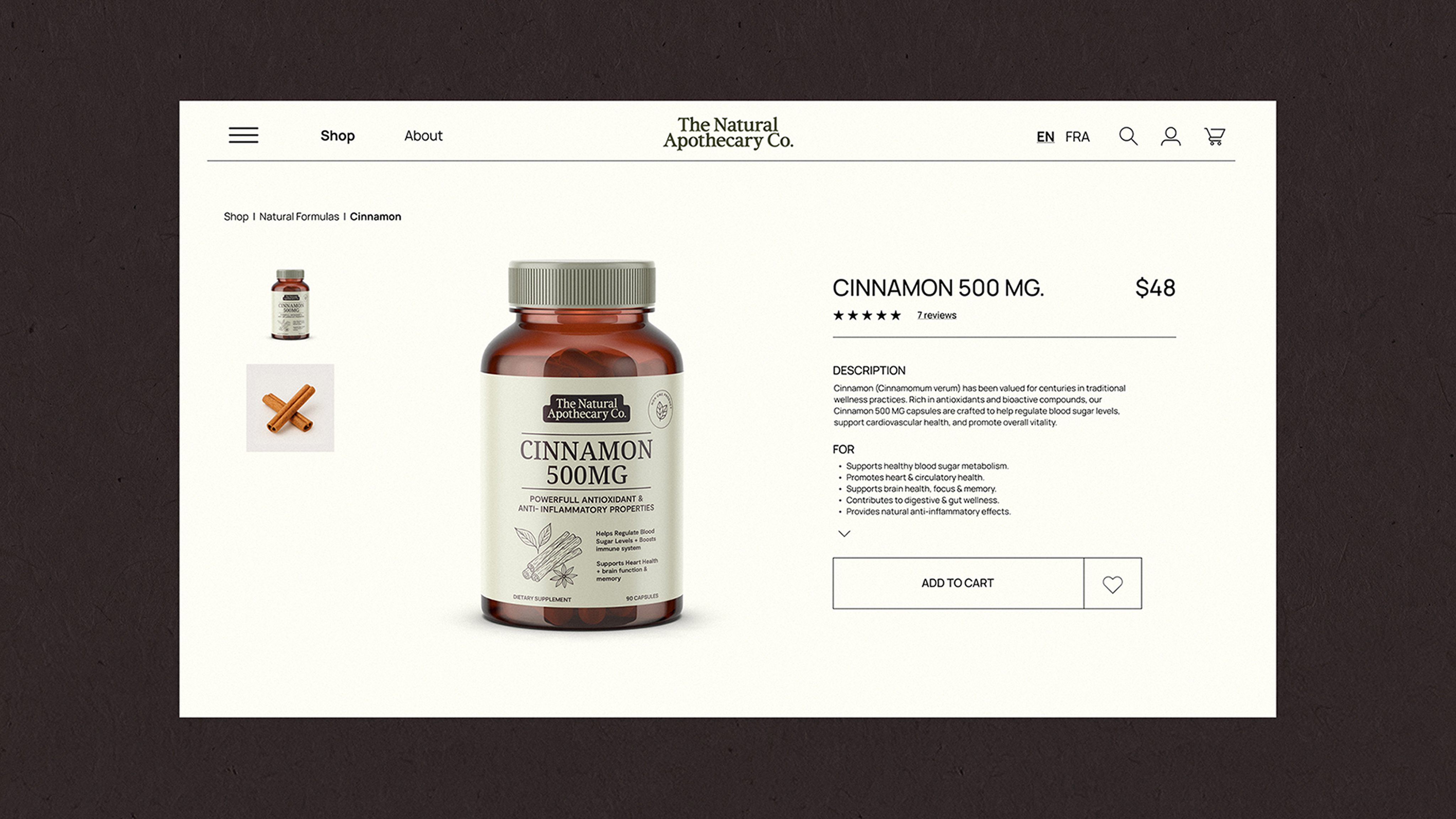 The Natural Apothecary Product Grid